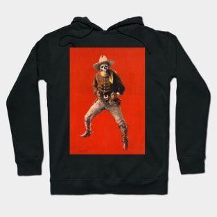 Vintage Skeleton Cowboy Hoodie